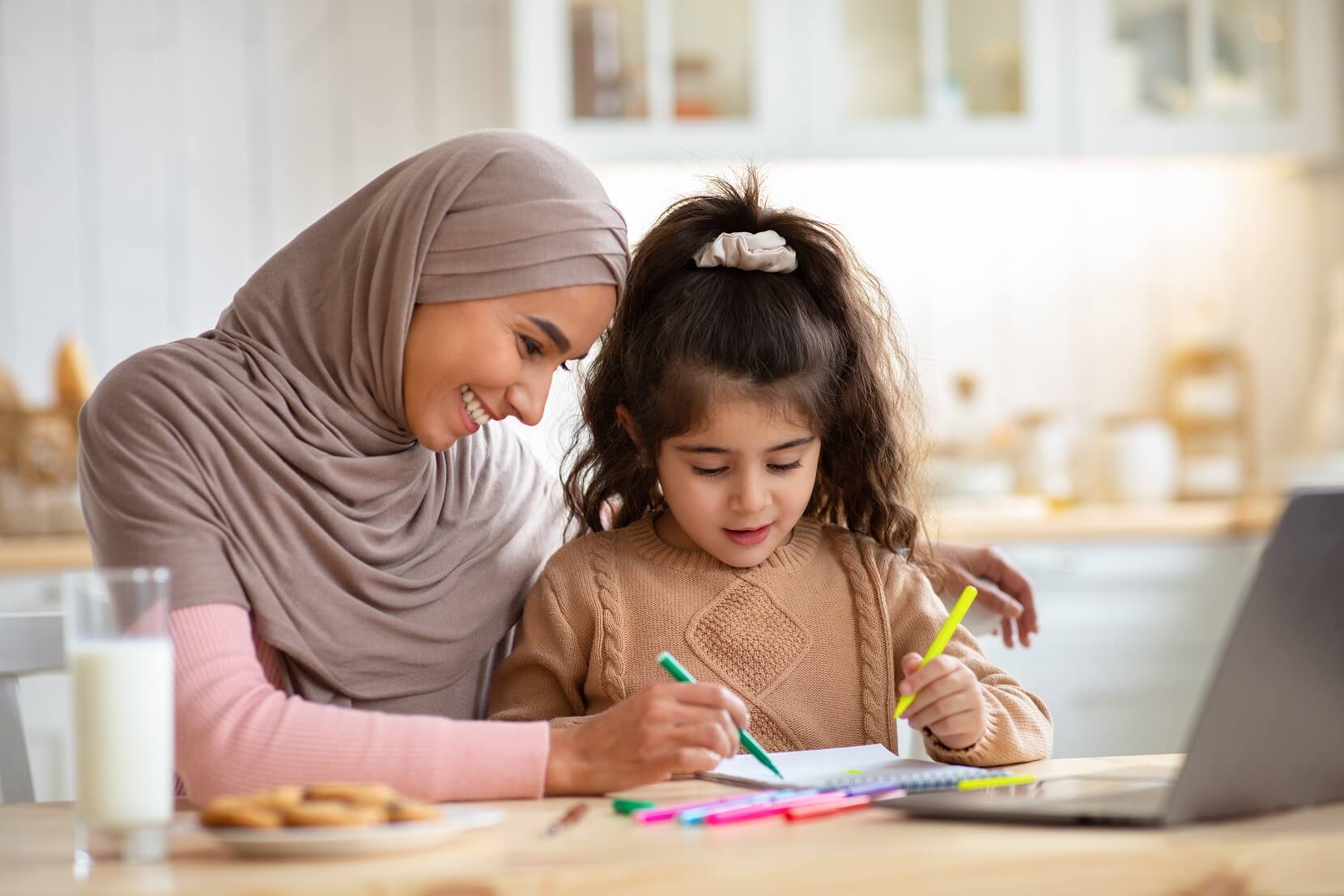 Teacher and a student