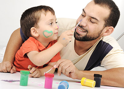 father and child